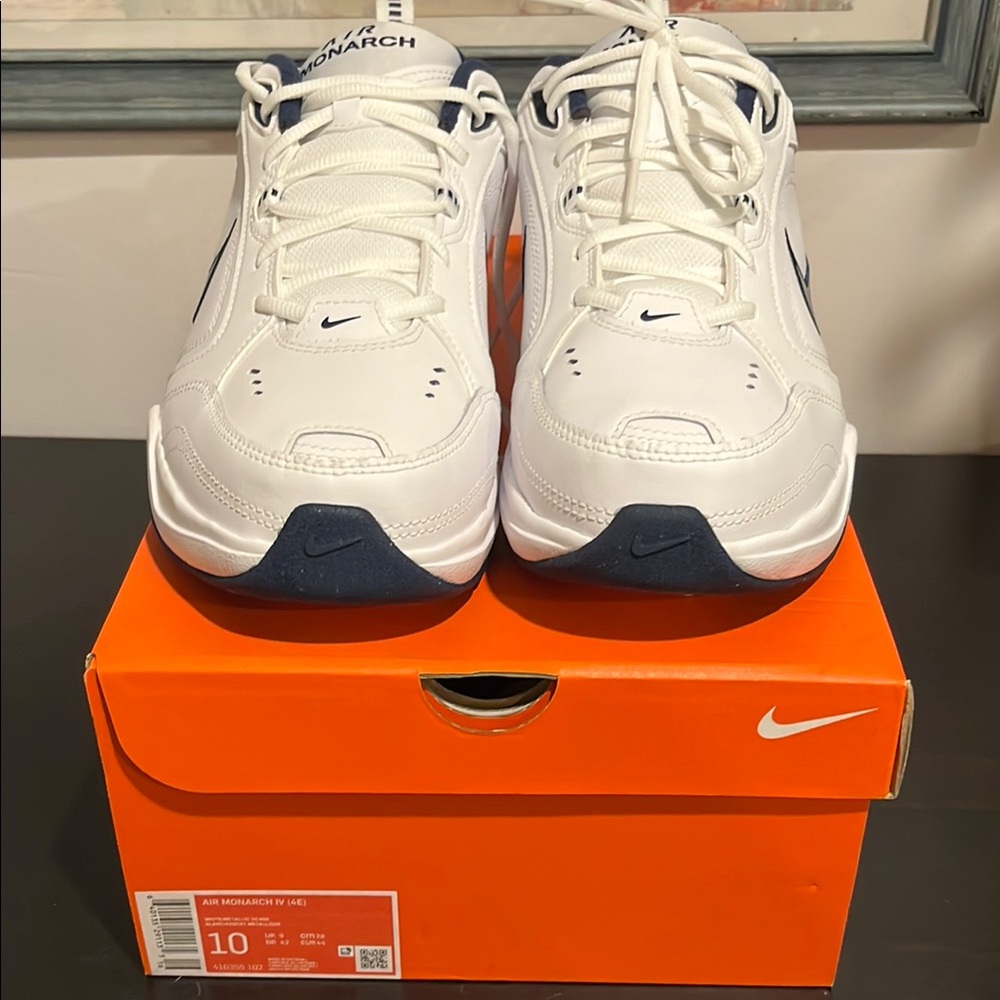 Nike Air Monarch IV White Sneakers